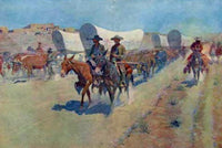 Santa Fe Trade, 1904 Collier's Print