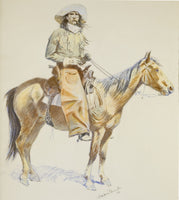 An Arizona Cowboy 1901 canvas