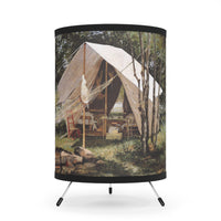 Small Oaks | Tripod Lamp with Printed Shade, US\CA plug