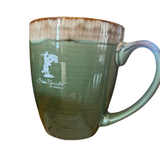 Green Remington Logo Pottery Mug