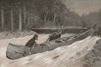 In a Stiff Current 1892 canvas
